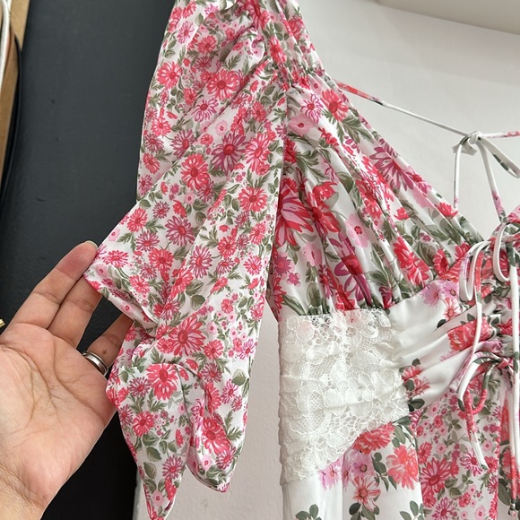 NWT For Love & Lemons Rosalyn Mini Dress - Picture 3 of 7